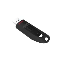   SanDisk Ultra, 64 GB, USB A típus, 3.2 Gen 1 (3.1 Gen 1), 130 MB/s, Tolattyú, Fekete