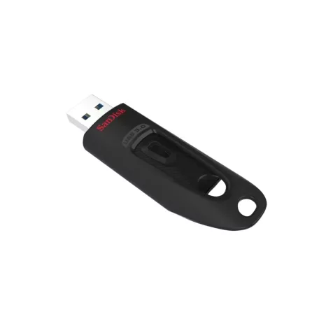 SanDisk Ultra, 64 GB, USB A típus, 3.2 Gen 1 (3.1 Gen 1), 130 MB/s, Tolattyú, Fekete