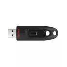 SanDisk Ultra, 64 GB, USB A típus, 3.2 Gen 1 (3.1 Gen 1), 130 MB/s, Tolattyú, Fekete