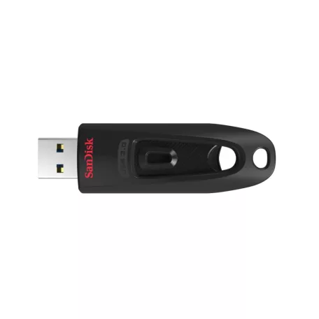 SanDisk Ultra, 64 GB, USB A típus, 3.2 Gen 1 (3.1 Gen 1), 130 MB/s, Tolattyú, Fekete