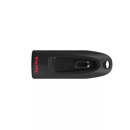 SanDisk Ultra, 64 GB, USB A típus, 3.2 Gen 1 (3.1 Gen 1), 130 MB/s, Tolattyú, Fekete