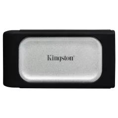   Kingston Technology XS2000, 500 GB, USB C-típus, 3.2 Gen 2 (3.1 Gen 2), 2000 MB/s, Fekete, Ezüst