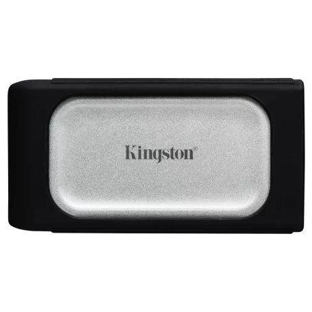 Kingston Technology XS2000, 500 GB, USB C-típus, 3.2 Gen 2 (3.1 Gen 2), 2000 MB/s, Fekete, Ezüst