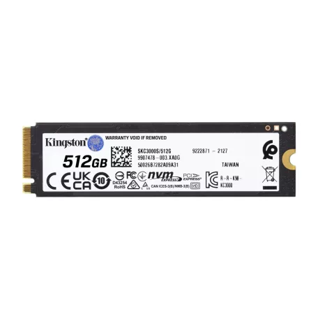 Kingston Technology KC3000, 512 GB, M.2, 7000 MB/s