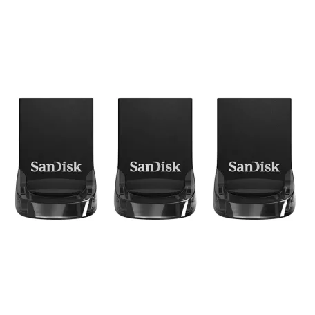 SanDisk Ultra Fit, 32 GB, USB A típus, 3.2 Gen 1 (3.1 Gen 1), 130 MB/s, Kupak nélküli, Fekete