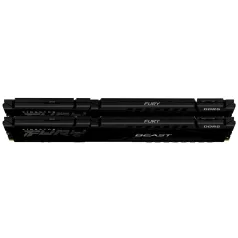   Kingston Technology FURY Beast , 32 GB, 2 x 16 GB, DDR5, 288-pin DIMM, Fekete