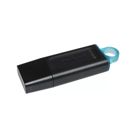 Kingston Technology DataTraveler Exodia, 64 GB, USB A típus, 3.2 Gen 1 (3.1 Gen 1), Kupakos, 22 g, Fekete, Türkizkék