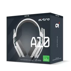   ASTRO Gaming A10 Headset, Vezetékes, Játék, 20 - 20000 Hz, 246 g, Headset, Fehér