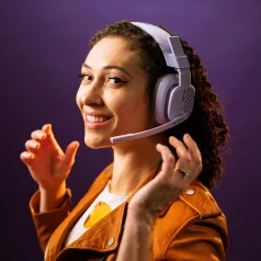   ASTRO Gaming A10 Headset, Vezetékes, Játék, 20 - 20000 Hz, 246 g, Headset, Halványlila
