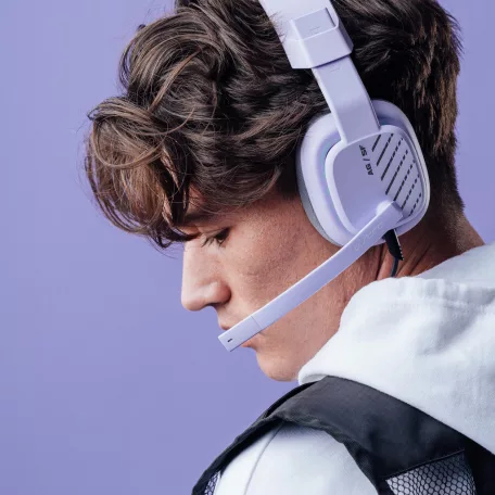 ASTRO Gaming A10 Headset, Vezetékes, Játék, 20 - 20000 Hz, 246 g, Headset, Halványlila