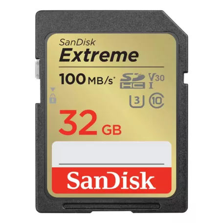 SanDisk SDSDXVT-032G-GNCI2, 32 GB, SDHC, Class 10, 100 MB/s, 60 MB/s, Class 3 (U3)