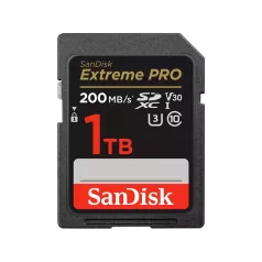   SanDisk Extreme PRO, 1 TB, SDXC, Class 10, UHS-I, 140 MB/s, 90 MB/s