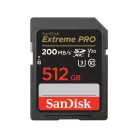 SanDisk Extreme PRO, 512 GB, SDXC, Class 10, 200 MB/s, 140 MB/s, Class 3 (U3)