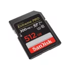 SanDisk Extreme PRO, 512 GB, SDXC, Class 10, 200 MB/s, 140 MB/s, Class 3 (U3)