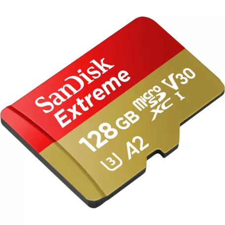 SanDisk Extreme, 128 GB, MicroSDXC, 160 MB/s, 90 MB/s, Class 3 (U3), V30