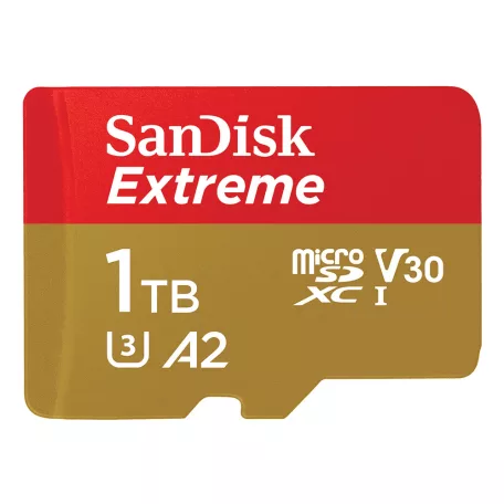 SanDisk Extreme, 1 TB, MicroSDXC, Class 3, UHS-I, 190 MB/s, Class 1 (U1)