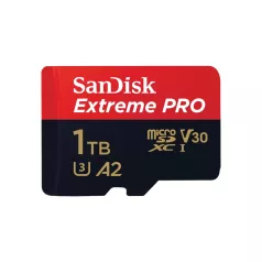  SanDisk Extreme PRO, 1 TB, MicroSDXC, Class 10, UHS-I, 200 MB/s, 140 MB/s