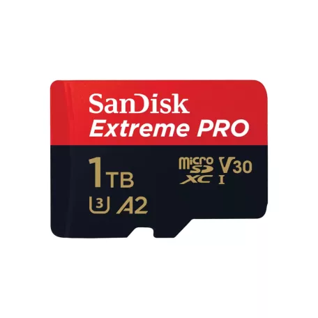SanDisk Extreme PRO, 1 TB, MicroSDXC, Class 10, UHS-I, 200 MB/s, 140 MB/s