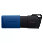 Kingston Technology DataTraveler Exodia M, 64 GB, USB A típus, 3.2 Gen 1 (3.1 Gen 1), Tolattyú, 10 g, Fekete, Kék
