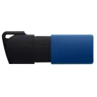 Kingston Technology DataTraveler Exodia M, 64 GB, USB A típus, 3.2 Gen 1 (3.1 Gen 1), Tolattyú, 10 g, Fekete, Kék