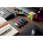Kingston Technology DataTraveler Exodia M, 64 GB, USB A típus, 3.2 Gen 1 (3.1 Gen 1), Tolattyú, 10 g, Fekete, Kék