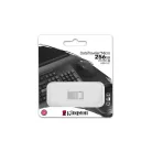 Kingston Technology DataTraveler Micro, 256 GB, USB A típus, 3.2 Gen 1 (3.1 Gen 1), 200 MB/s, Kupak nélküli, Ezüst