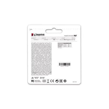 Kingston Technology DataTraveler Micro, 256 GB, USB A típus, 3.2 Gen 1 (3.1 Gen 1), 200 MB/s, Kupak nélküli, Ezüst
