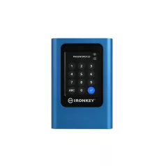   Kingston Technology IronKey Vault Privacy 80, 1,92 TB, USB C-típus, 3.2 Gen 1 (3.1 Gen 1), 250 MB/s, Jelszavas védelem, Kék