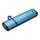 Kingston Technology IronKey Vault Privacy 50, 128 GB, USB A típus, 3.2 Gen 1 (3.1 Gen 1), 250 MB/s, Kupakos, Fekete, Kék