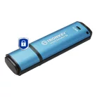 Kingston Technology IronKey Vault Privacy 50, 64 GB, USB A típus, 3.2 Gen 1 (3.1 Gen 1), 250 MB/s, Kupakos, Fekete, Kék