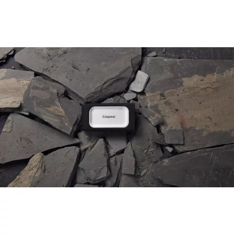 Kingston Technology XS2000, 4 TB, USB C-típus, 3.2 Gen 2 (3.1 Gen 2), 2000 MB/s, Fekete, Ezüst