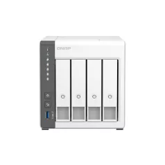QNAP TS-433, NAS, Tower, Kar, Cortex-A55, 4 GB, 0 TB