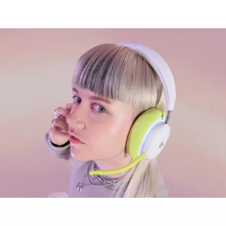 Logitech G G735, G735 Headset, Vezeték nélküli, Játék, 20 - 20000 Hz, 260 g, Headset, Fehér