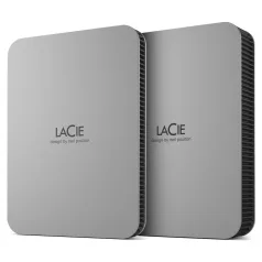   LaCie Mobile Drive (2022), 1 TB, 2.5", 3.2 Gen 1 (3.1 Gen 1), Ezüst