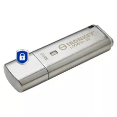   Kingston Technology IronKey Locker+ 50, 32 GB, USB A típus, 3.2 Gen 1 (3.1 Gen 1), 145 MB/s, Kupakos, Ezüst