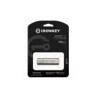 Kingston Technology IronKey Locker+ 50, 128 GB, USB A típus, 3.2 Gen 1 (3.1 Gen 1), 145 MB/s, Kupakos, Ezüst
