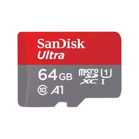 SanDisk Ultra, 64 GB, MicroSDXC, Class 10, UHS-I, 140 MB/s, Class 1 (U1)