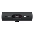 Logitech Brio 500, 4 MP, 1920 x 1080 pixelek, Full HD, 60 fps, 1280x720@60fps, 1920x1080@30fps, 1080p, 720p