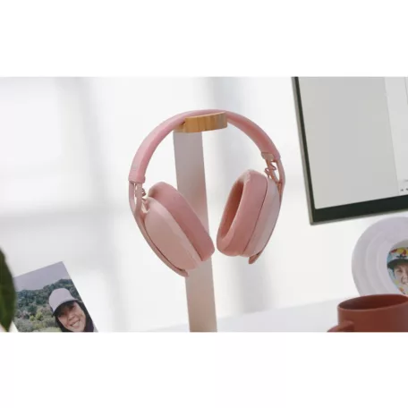 Logitech Zone Vibe 100, Vezeték nélküli, Hívás/zene, 185 g, Headset, Rózsa