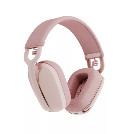Logitech Zone Vibe 100, Vezeték nélküli, Hívás/zene, 185 g, Headset, Rózsa