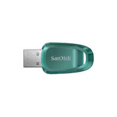   SanDisk Ultra Eco, 64 GB, USB A típus, 3.2 Gen 1 (3.1 Gen 1), 100 MB/s, Kupak nélküli, Zöld