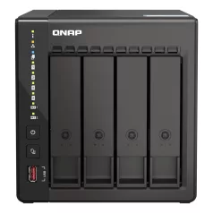   QNAP TS-453E, NAS, Tower, Intel® Celeron®, J6412, 8 GB, 0 TB