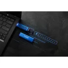 Kingston Technology IronKey Keypad 200, 128 GB, USB A típus, 3.2 Gen 1 (3.1 Gen 1), 145 MB/s, Siklócsapágy, Kék