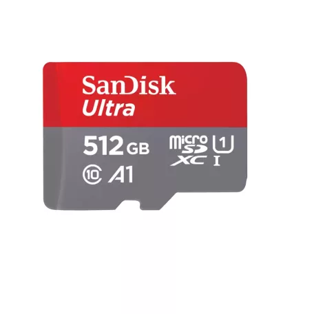 SanDisk SDSQUAC-512G-GN6FA, 512 GB, MicroSDXC, Class 10, UHS-I, 150 MB/s, Mágnesességnek ellenálló, Ütésálló, Hőálló, Vízálló, Röntgenálló