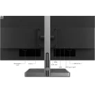Lenovo L27m-30, 68,6 cm (27"), 1920 x 1080 pixelek, Full HD, LED, 6 ms, Fekete