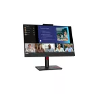 Lenovo ThinkVision T24v-30, 60,5 cm (23.8"), 1920 x 1080 pixelek, Full HD, LED, 6 ms, Fekete