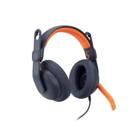 Logitech 981-001389, Vezetékes, Oktatás, 192 g, Headset, Kék, Narancssárga