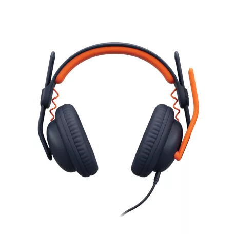 Logitech 981-001389, Vezetékes, Oktatás, 192 g, Headset, Kék, Narancssárga