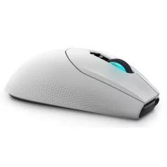   Alienware AW620M, Jobbkezes, Optikai, RF Wireless + USB Type-C, 26000 DPI, Fehér