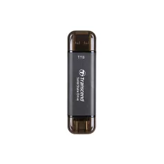   Transcend ESD310C, 1 TB, A-típusú USB-től C-típusú USB-hez, USB 3.2 Gen 2x2, 1050 MB/s, Fekete